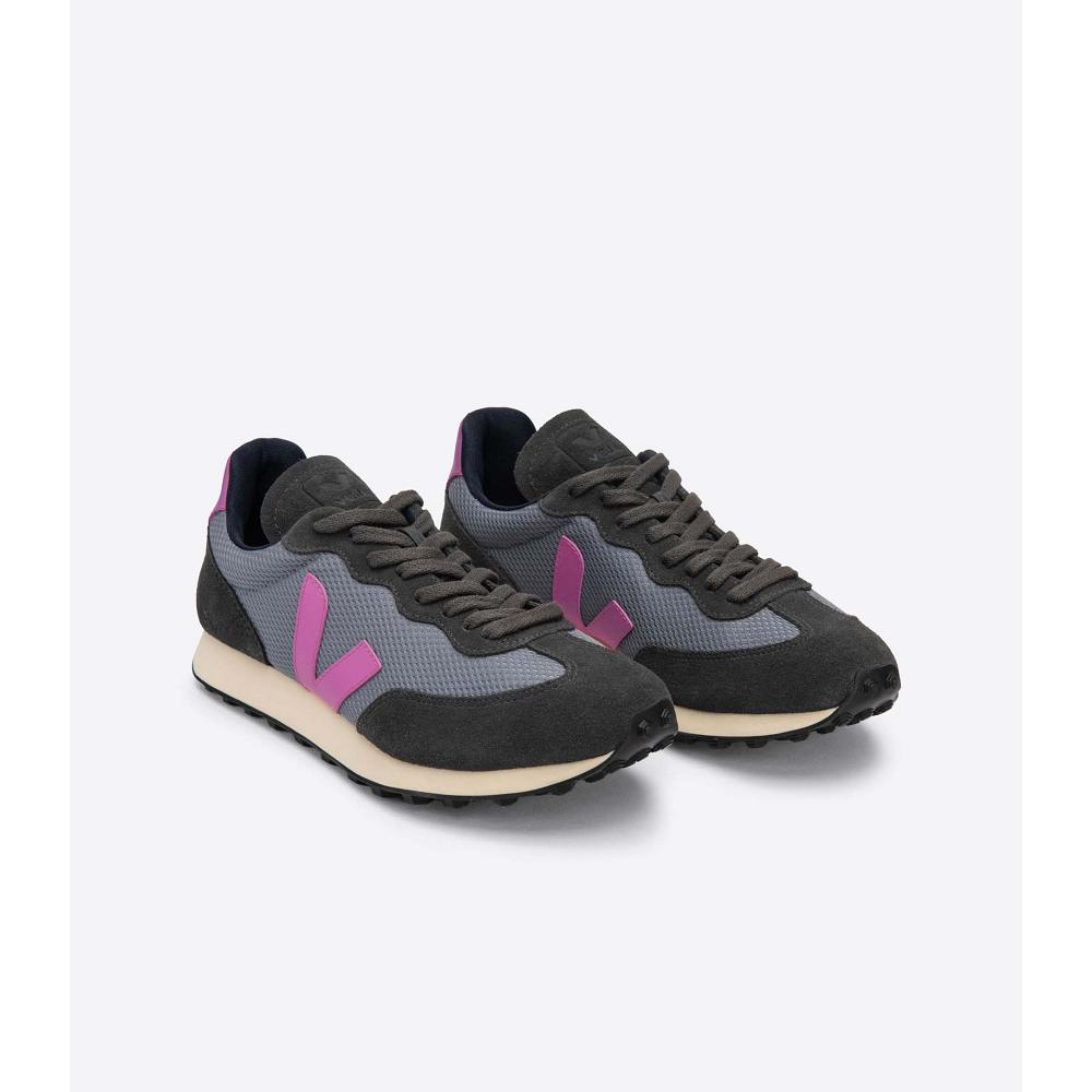 Women's Veja RIO BRANCO ALVEOMESH Running Shoes Grey | ZA 418AHK